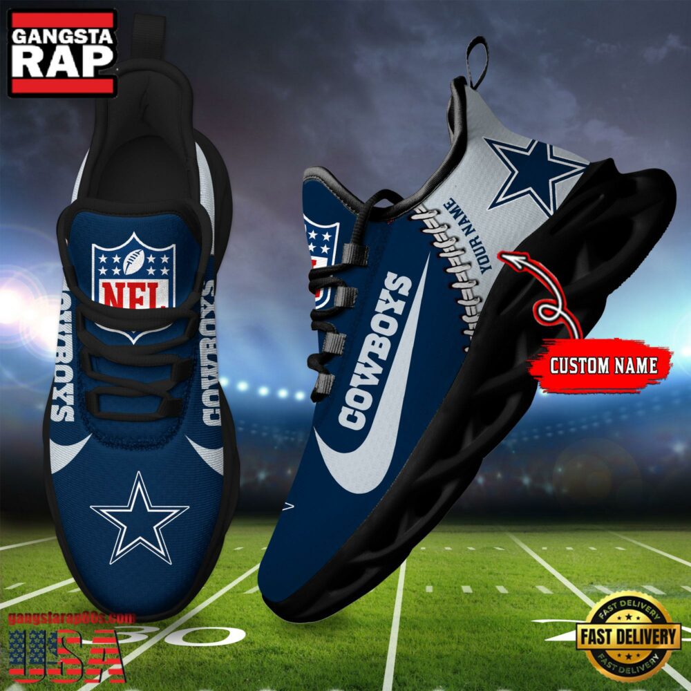 JWFancy Dallas Cowboys Max Soul Shoes Sneakers For Men And Women