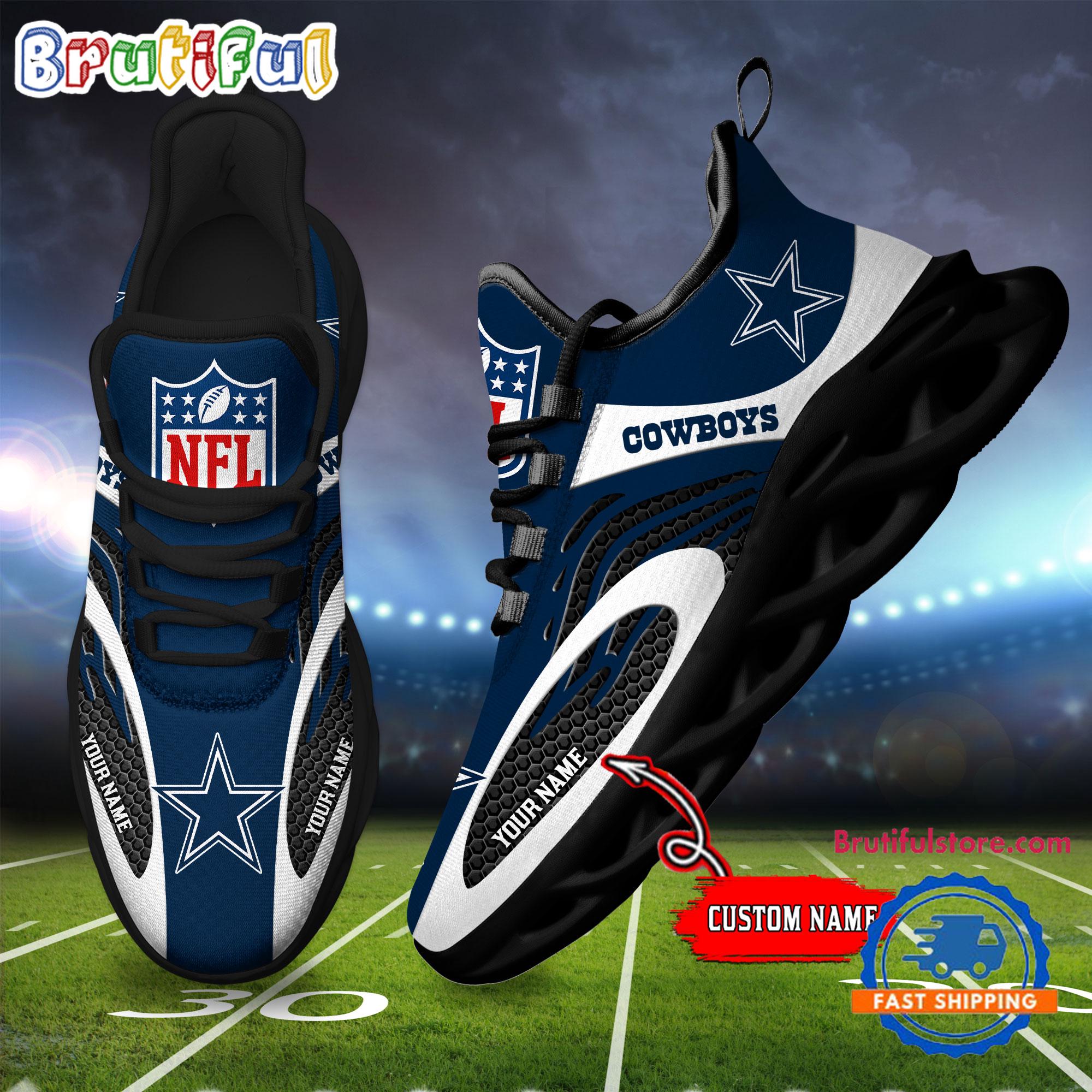JWFancy Dallas Cowboys Max Soul Shoes Sneakers For Men And Women