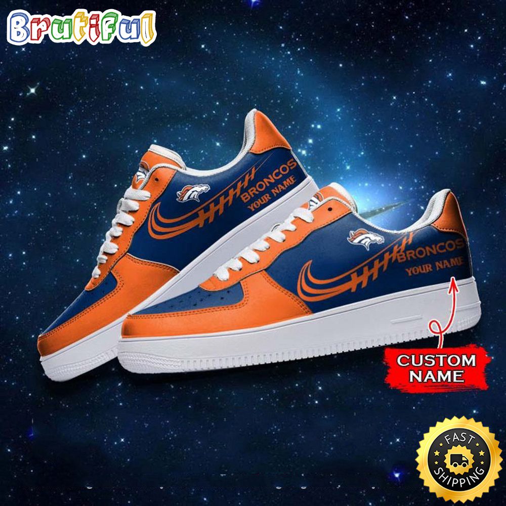 JWFancy Denver Broncos Air Low-Top Sneakers Shoes For Men And Women
