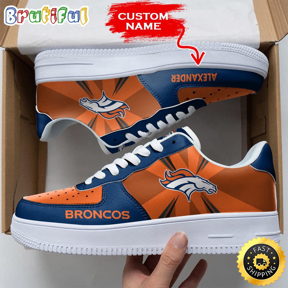JWFancy Denver Broncos Air Low-Top Sneakers Shoes For Men And Women