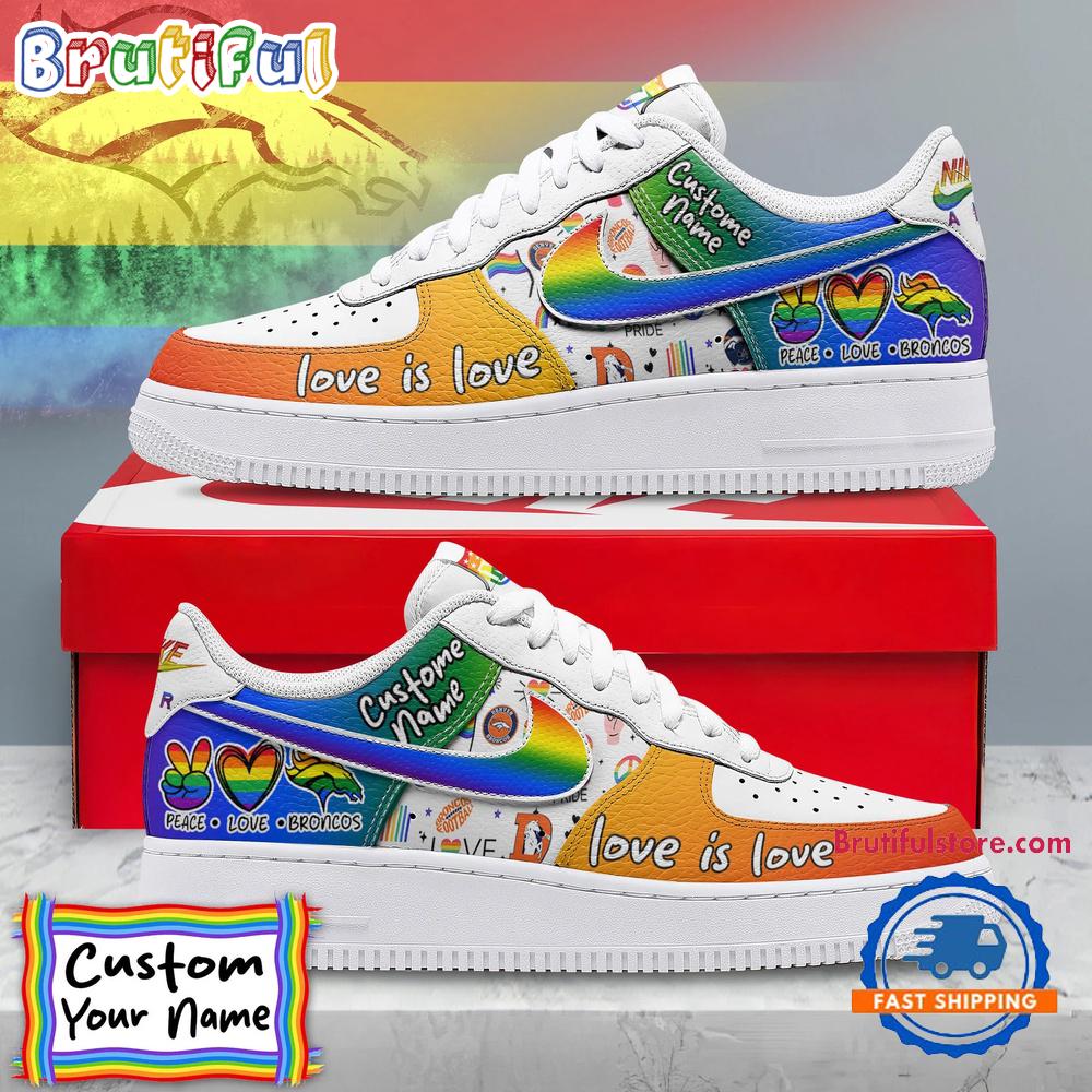 JWFancy Denver Broncos Air Low-Top Sneakers Shoes For Men And Women