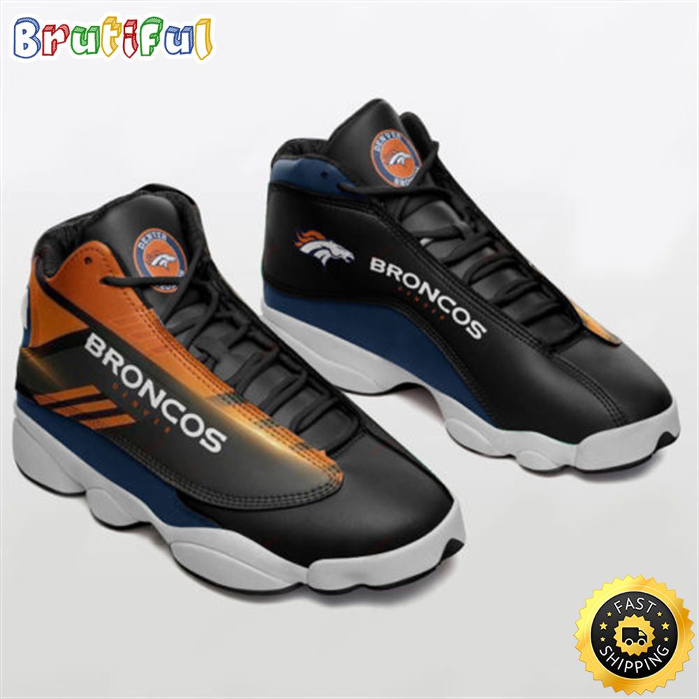 JWFancy Denver Broncos AJ13 Sneakers Shoes For Men And Women