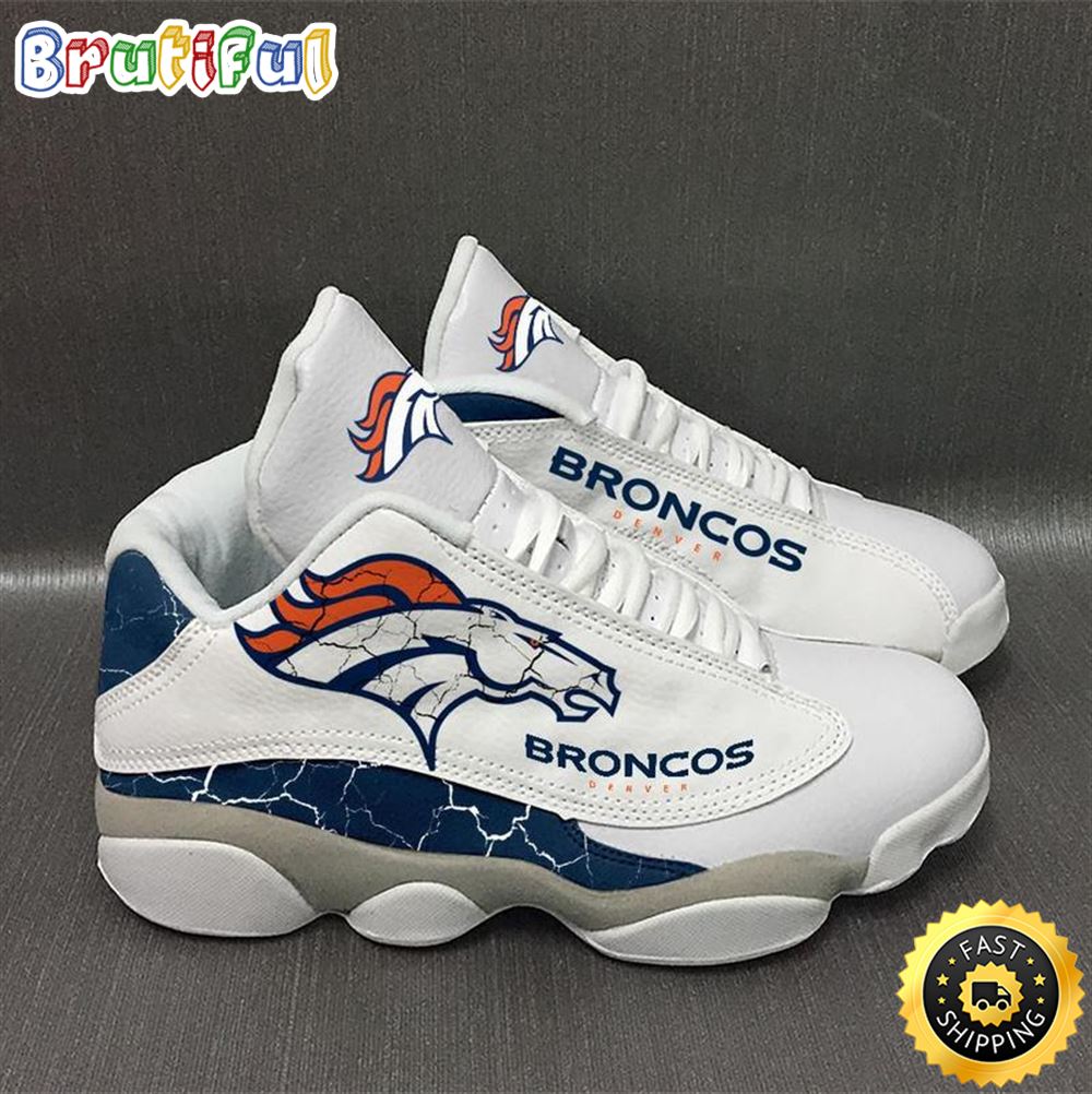 JWFancy Denver Broncos AJ13 Sneakers Shoes For Men And Women