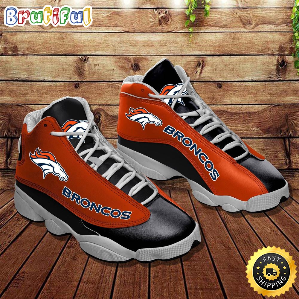 JWFancy Denver Broncos AJ13 Sneakers Shoes For Men And Women