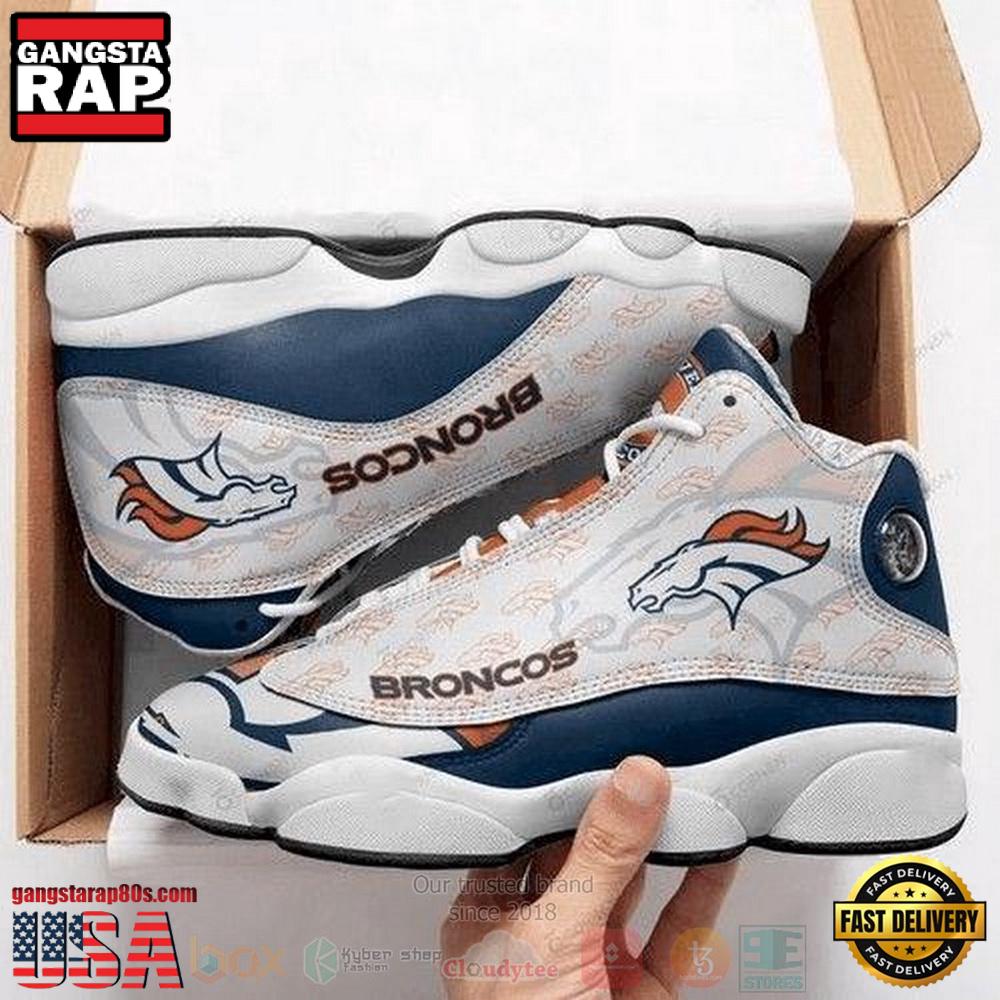 JWFancy Denver Broncos AJ13 Sneakers Shoes For Men And Women