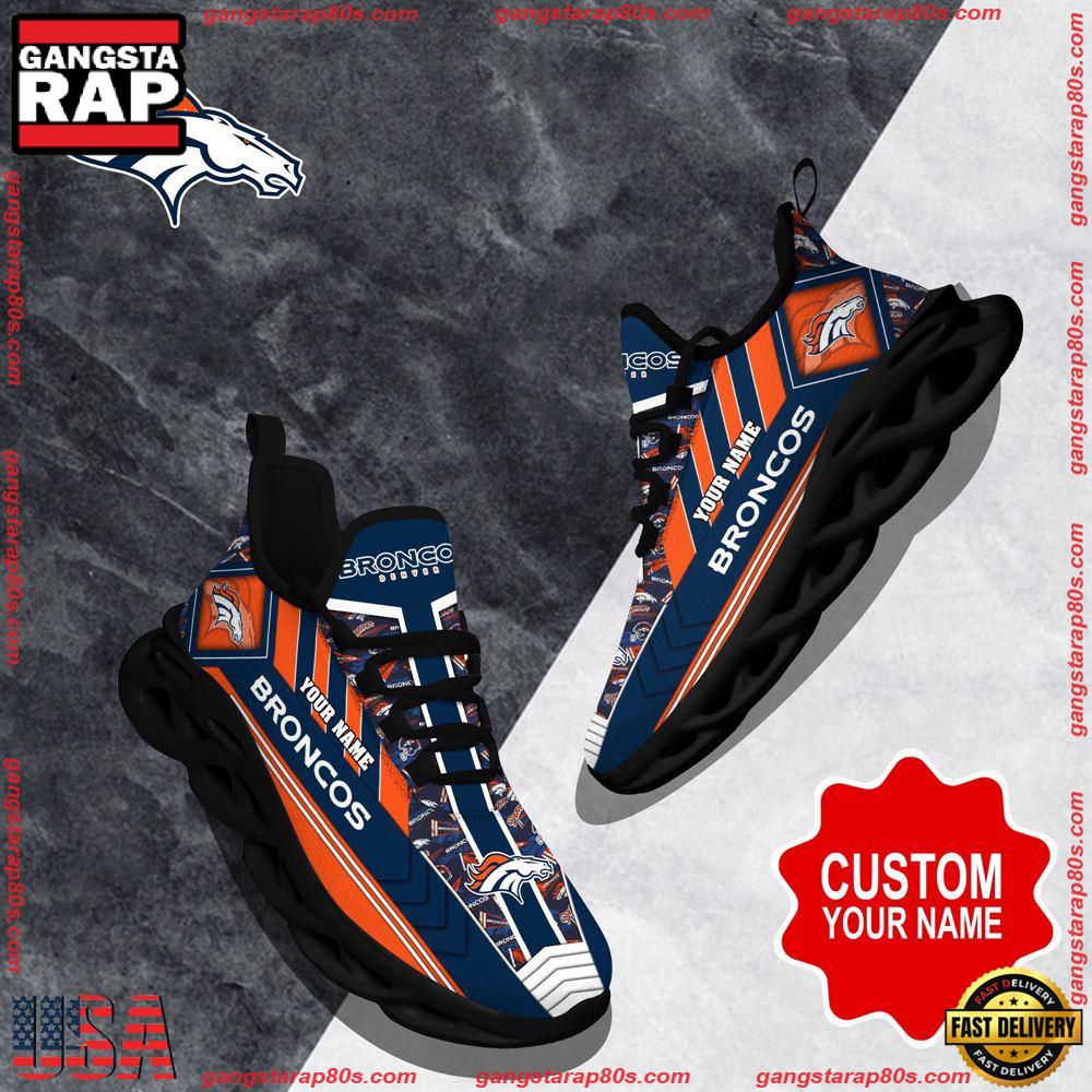 JWFancy Denver Broncos Max Soul Shoes Sneakers For Men And Women