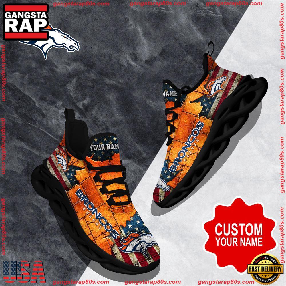 JWFancy Denver Broncos Max Soul Shoes Sneakers For Men And Women