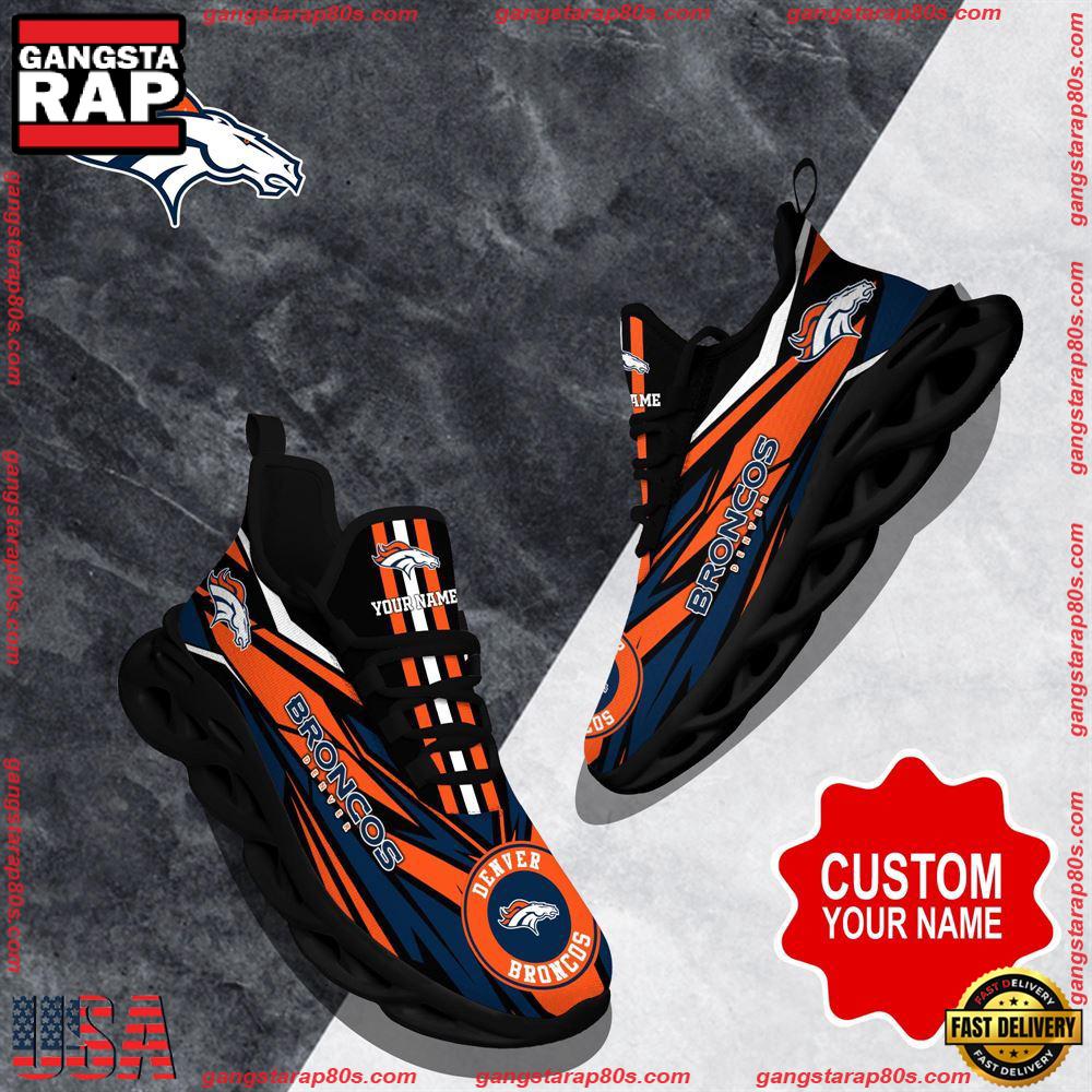 JWFancy Denver Broncos Max Soul Shoes Sneakers For Men And Women