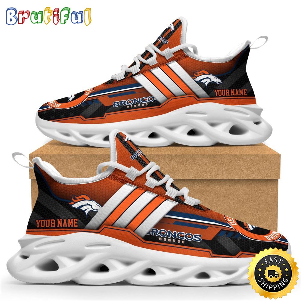 JWFancy Denver Broncos Max Soul Shoes Sneakers For Men And Women