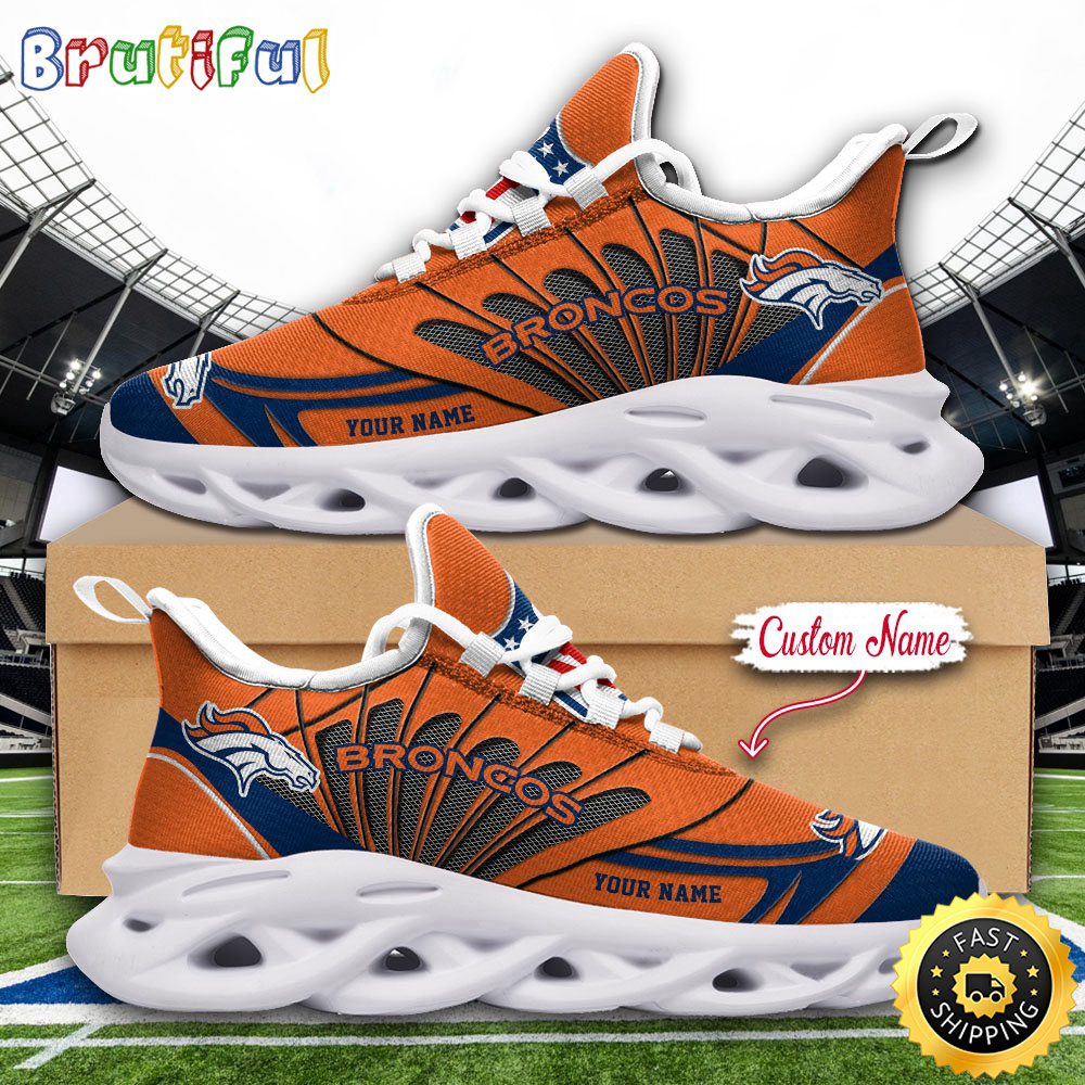 JWFancy Denver Broncos Max Soul Shoes Sneakers For Men And Women