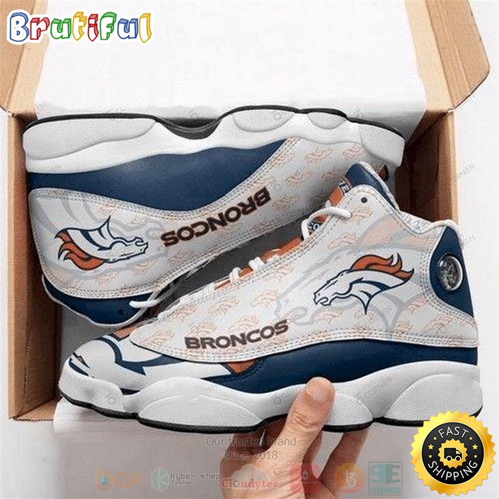 JWFancy Denver Broncoss AJ13 Sneakers Shoes For Men And Women