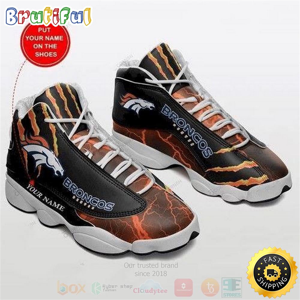 JWFancy Denver Broncoss AJ13 Sneakers Shoes For Men And Women