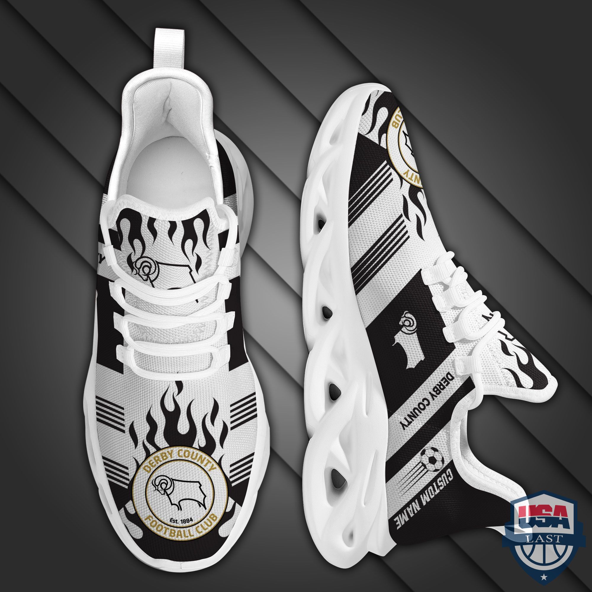 JWFancy Derby County  Max Soul Shoes Sneakers For Men And Women