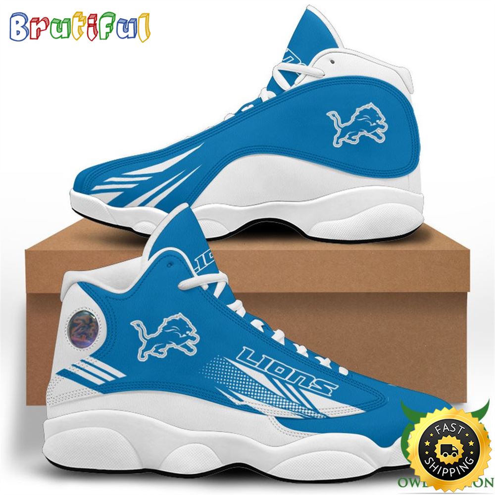 JWFancy Detroit Lions AJ13 Sneakers Shoes For Men And Women