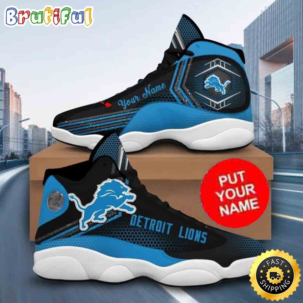 JWFancy Detroit Lions AJ13 Sneakers Shoes For Men And Women