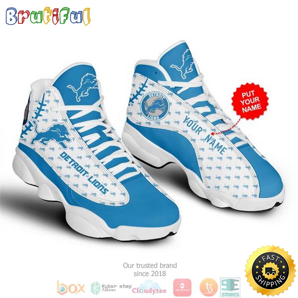 JWFancy Detroit Lions AJ13 Sneakers Shoes For Men And Women