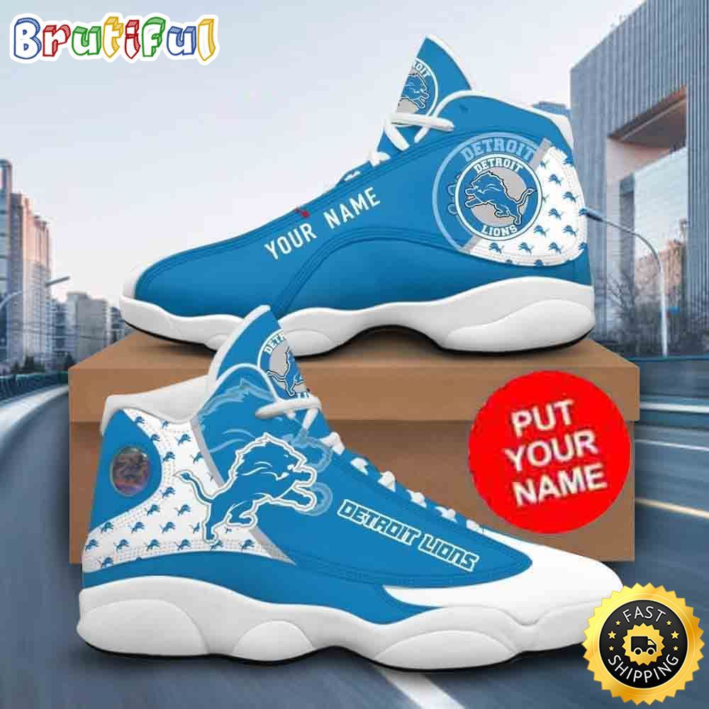 JWFancy Detroit Lions AJ13 Sneakers Shoes For Men And Women