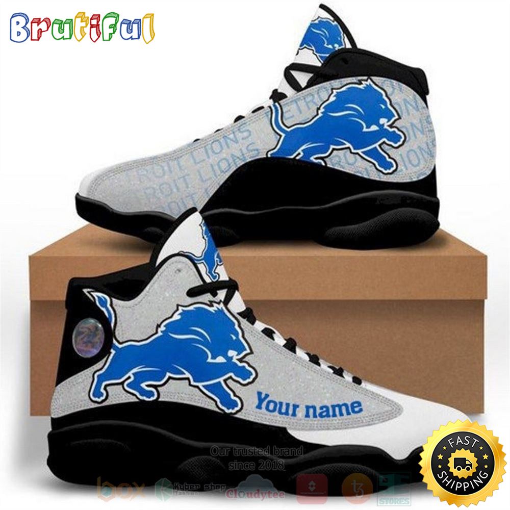 JWFancy Detroit Lions AJ13 Sneakers Shoes For Men And Women