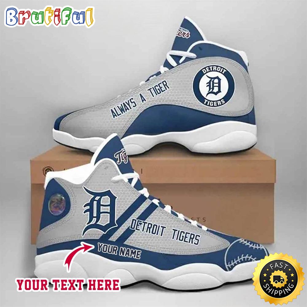 JWFancy Detroit Tigers AJ13 Sneakers Shoes For Men And Women