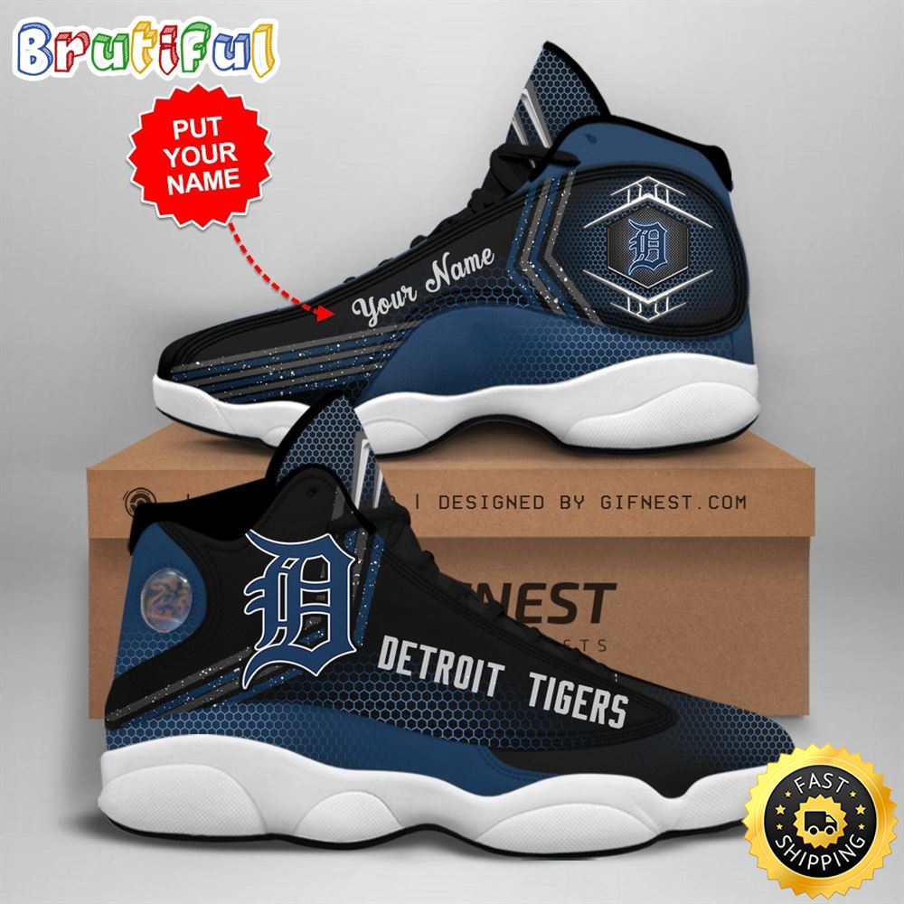 JWFancy Detroit Tigers AJ13 Sneakers Shoes For Men And Women