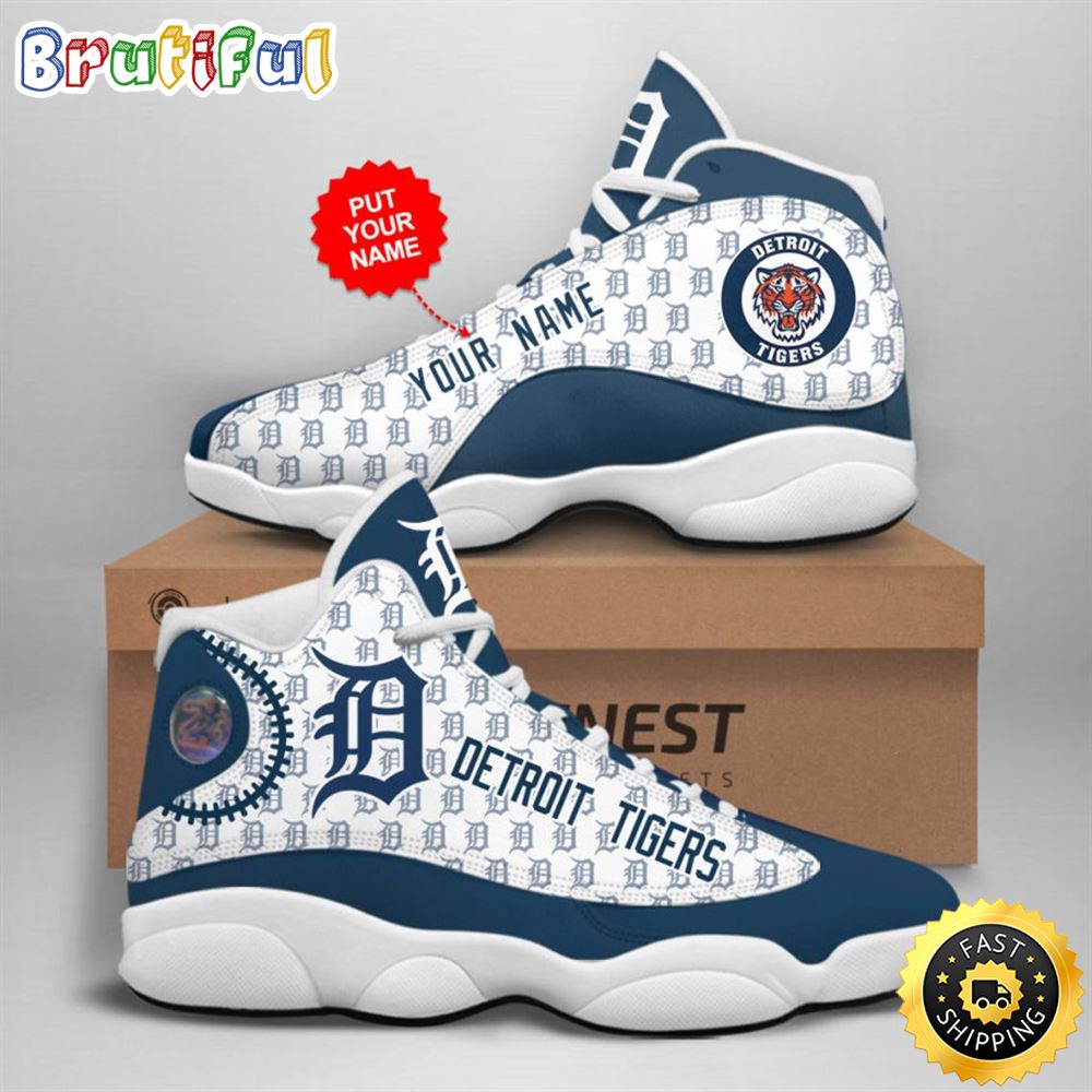 JWFancy Detroit Tigers AJ13 Sneakers Shoes For Men And Women