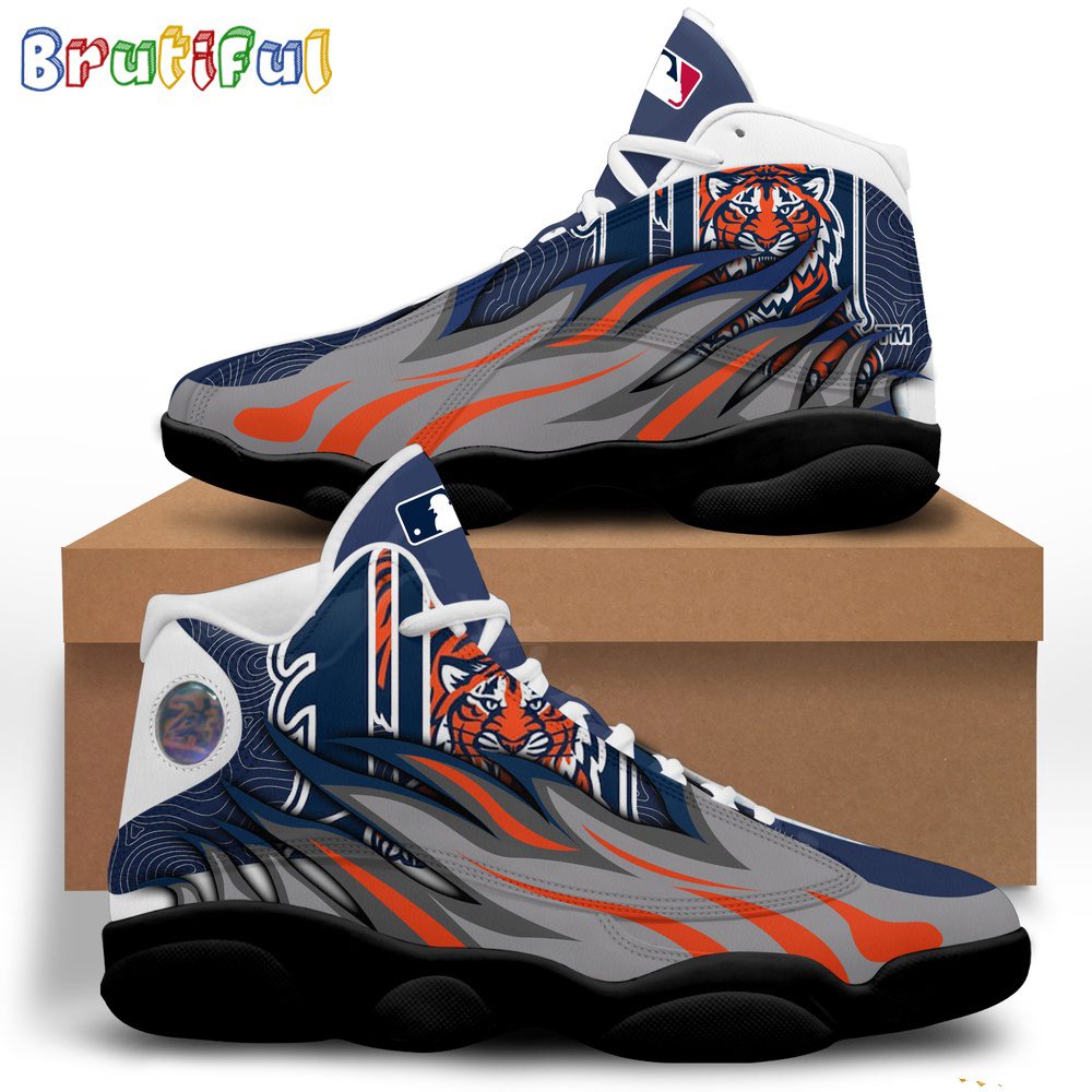 JWFancy Detroit Tigers AJ13 Sneakers Shoes For Men And Women