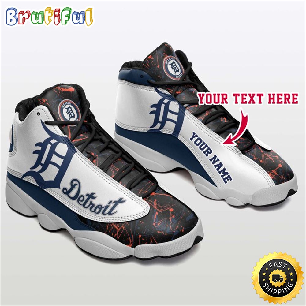 JWFancy Detroit Tigers AJ13 Sneakers Shoes For Men And Women