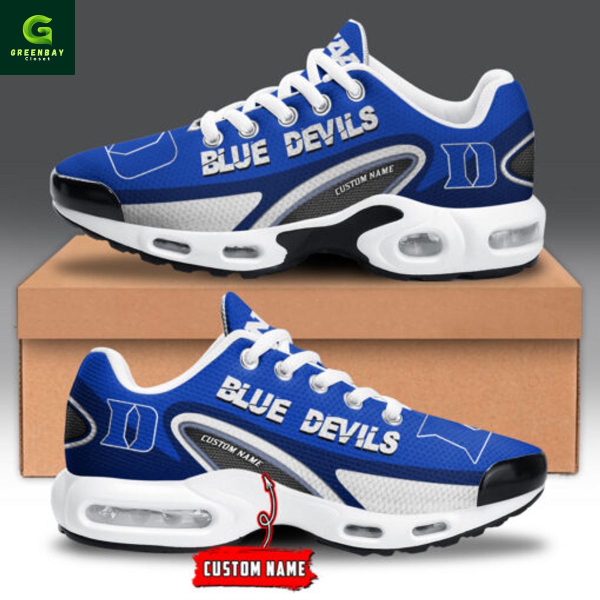 JWFancy Duke Blue Devils TN Shoes Sneakers For Men And Women