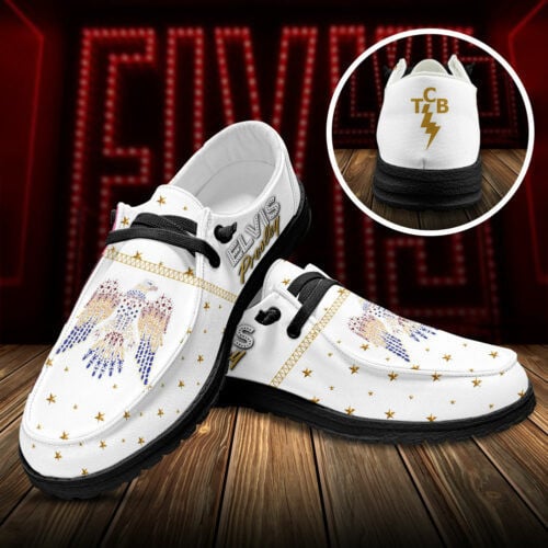 JWFancy Elvis Presley Hey Dude Shoes Wally Men’s Lace Up Loafers Comfortable For Men And Women