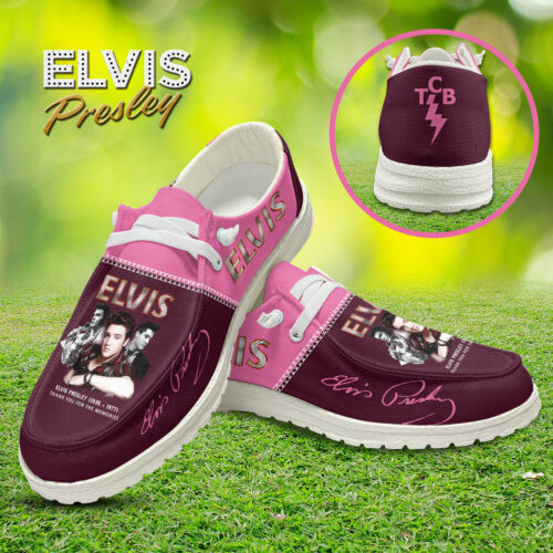 JWFancy Elvis Presley Hey Dude Shoes Wally Men’s Lace Up Loafers Comfortable For Men And Women