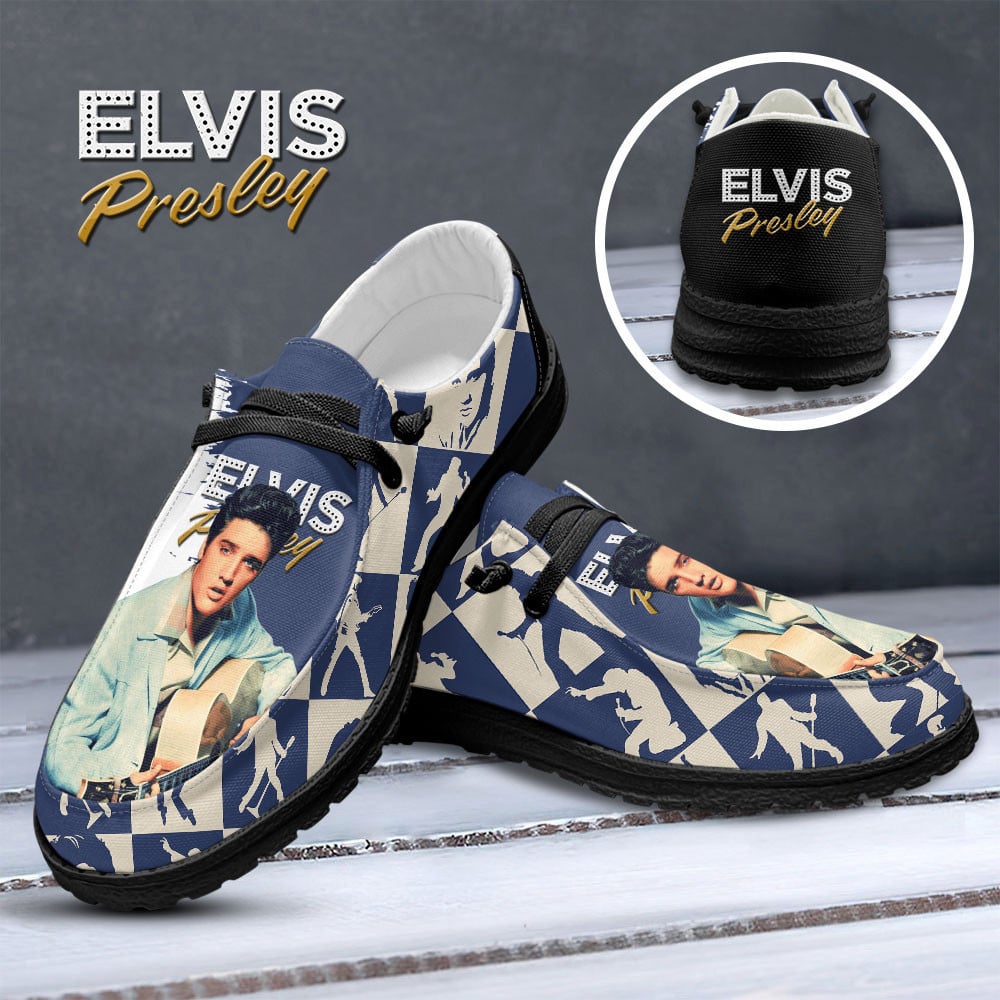 JWFancy Elvis Presley Hey Dude Shoes Wally Men’s Lace Up Loafers Comfortable For Men And Women