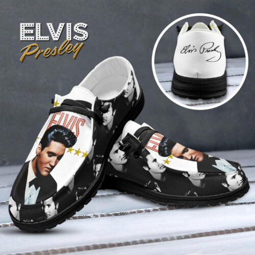JWFancy Elvis Presley Hey Dude Shoes Wally Men’s Lace Up Loafers Comfortable For Men And Women