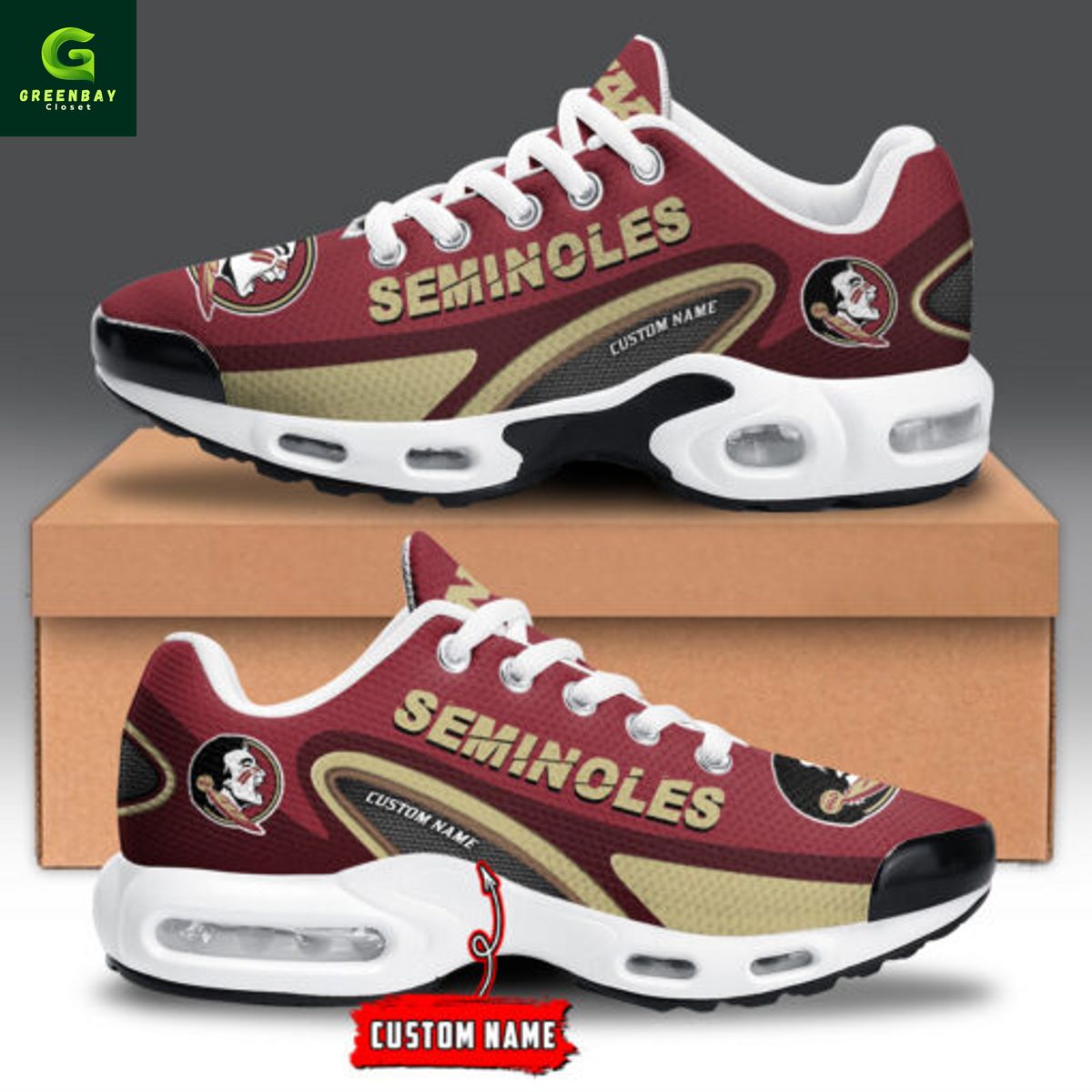 JWFancy Florida State Seminoles TN Shoes Sneakers For Men And Women