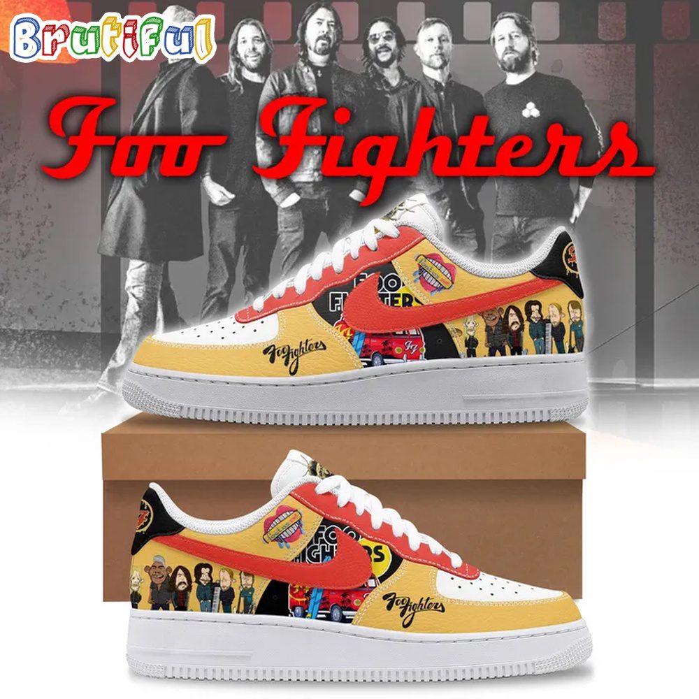JWFancy Foo Fighters Air Low-Top Sneakers Shoes For Men And Women