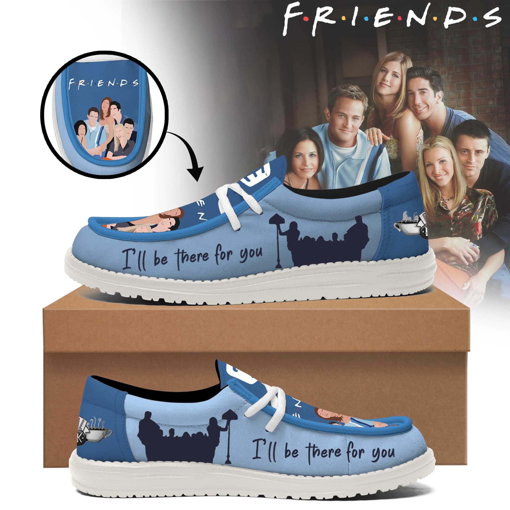 JWFancy Friends Hey Dude Shoes Wally Men’s Lace Up Loafers Comfortable For Men And Women