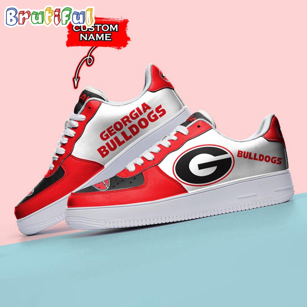 JWFancy Georgia Bulldogs Air Low-Top Sneakers Shoes For Men And Women