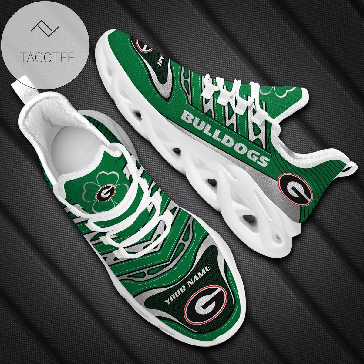 JWFancy Georgia Bulldogs Max Soul Shoes Sneakers For Men And Women