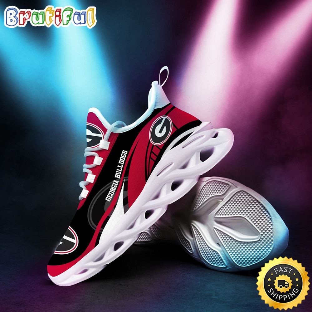 JWFancy Georgia Bulldogs Max Soul Shoes Sneakers For Men And Women