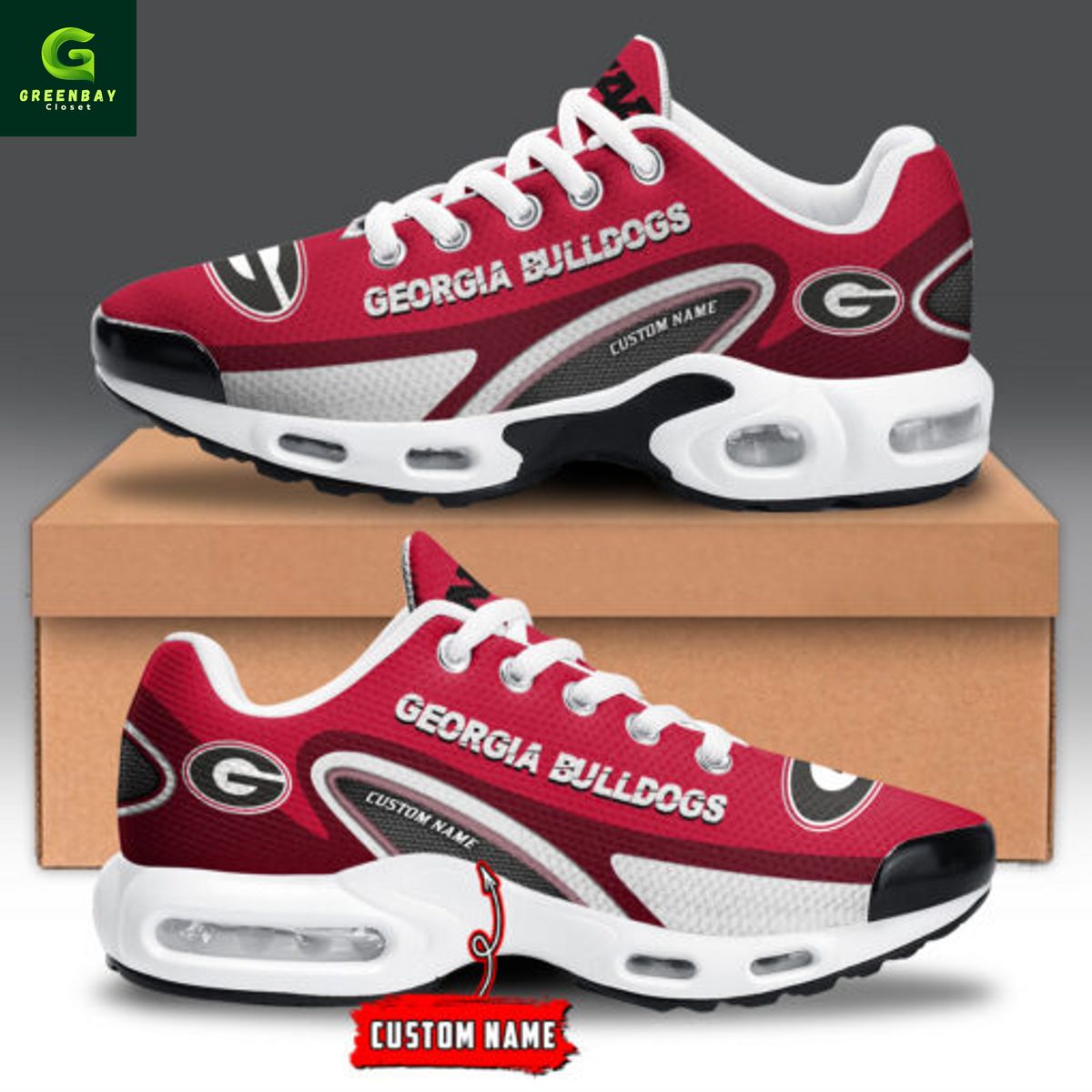 JWFancy Georgia Bulldogs TN Shoes Sneakers For Men And Women