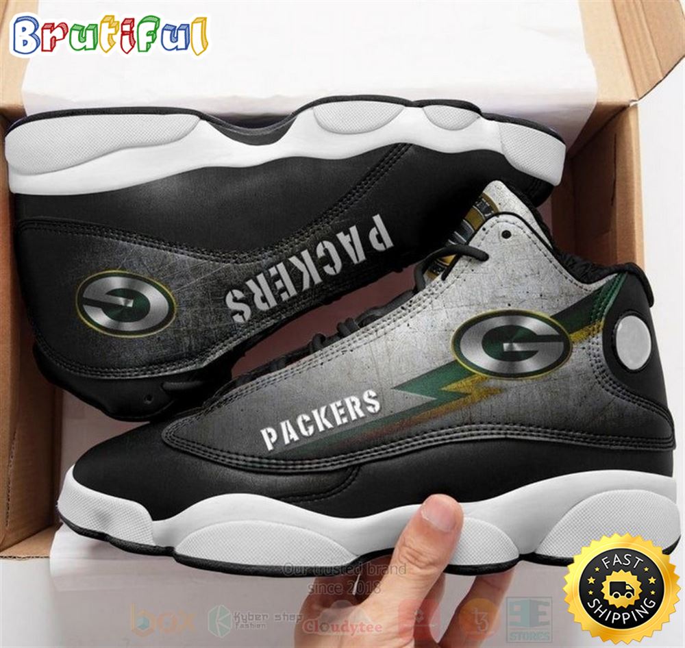 JWFancy Green Bay Packer  AJ13 Sneakers Shoes For Men And Women