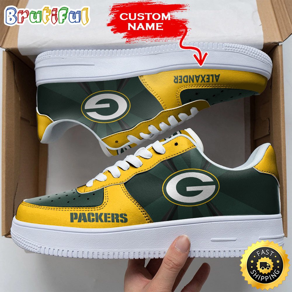 JWFancy Green Bay Packers Air Low-Top Sneakers Shoes For Men And Women