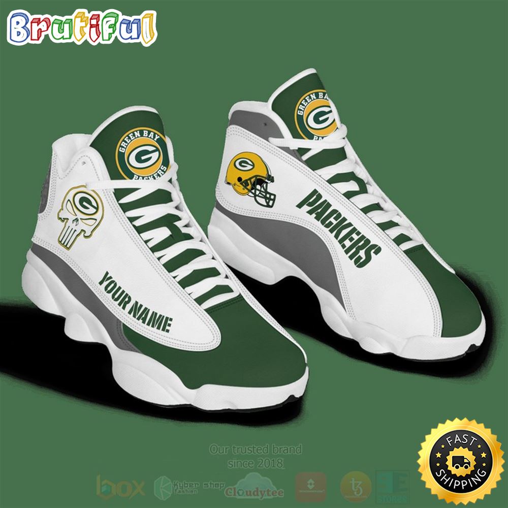 JWFancy Green Bay Packers  AJ13 Sneakers Shoes For Men And Women