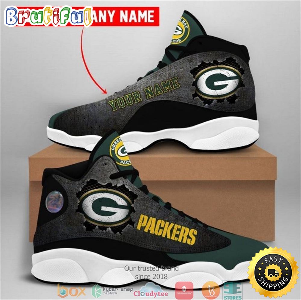 JWFancy Green Bay Packers  AJ13 Sneakers Shoes For Men And Women