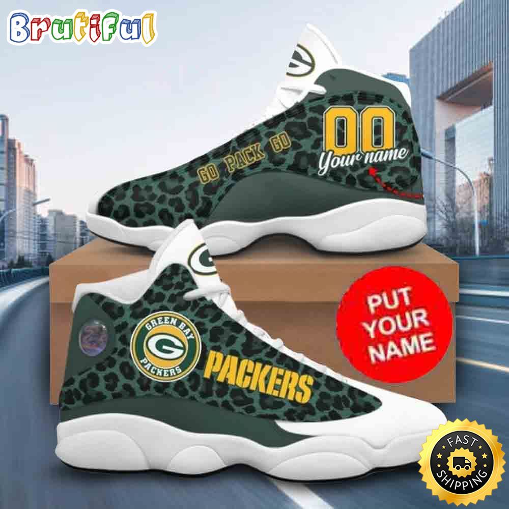 JWFancy Green Bay Packers AJ13 Sneakers Shoes For Men And Women