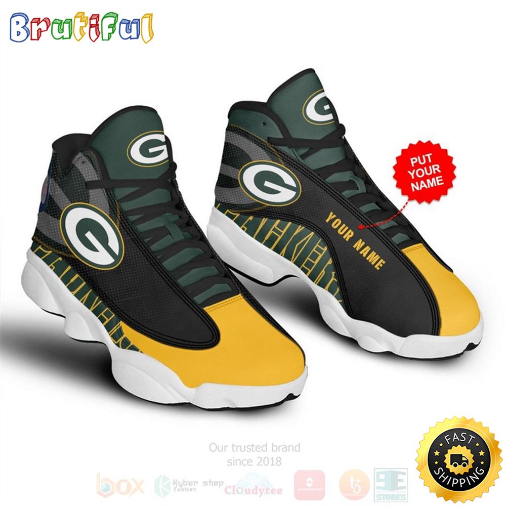 JWFancy Green Bay Packers AJ13 Sneakers Shoes For Men And Women