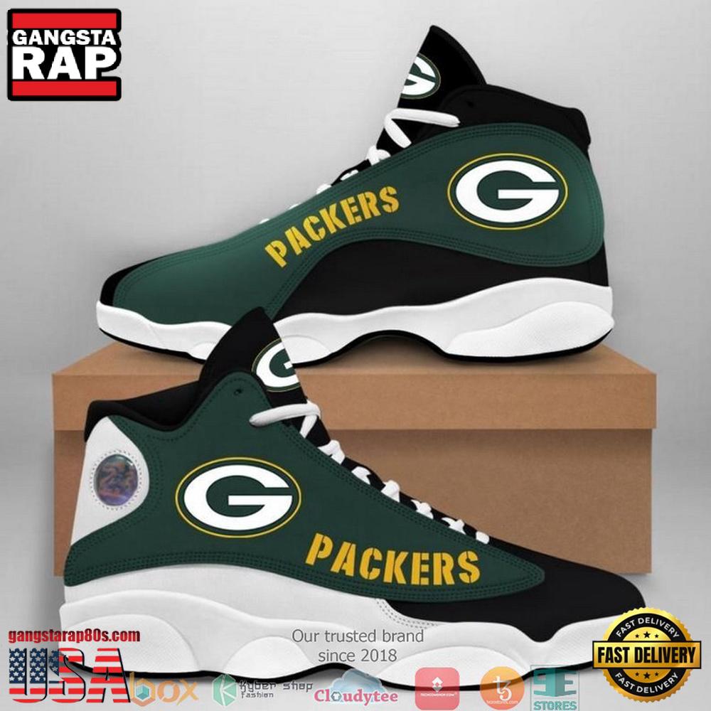 JWFancy Green Bay Packers AJ13 Sneakers Shoes For Men And Women