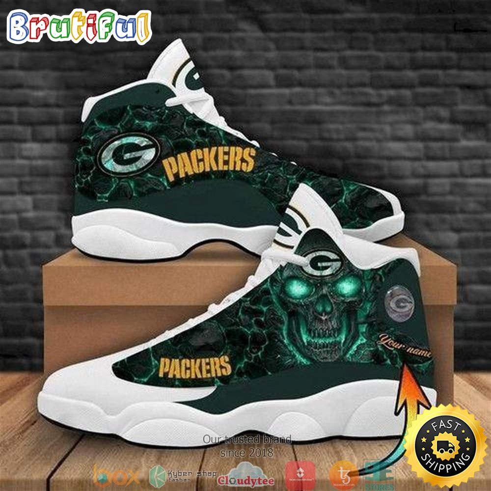 JWFancy Green Bay Packers AJ13 Sneakers Shoes For Men And Women