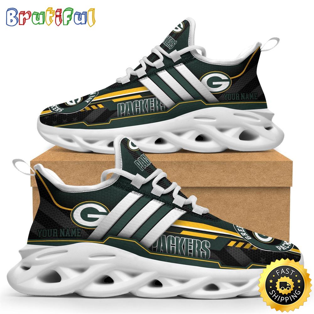 JWFancy Green Bay Packers Max Soul Shoes Sneakers For Men And Women
