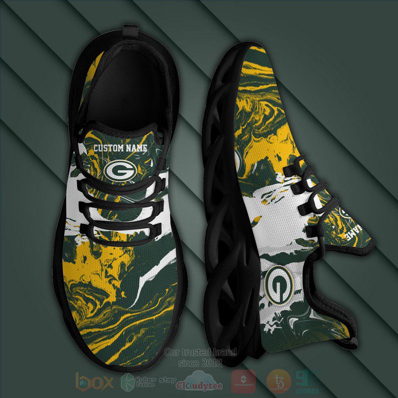 JWFancy Green Bay Packers Max Soul Shoes Sneakers For Men And Women