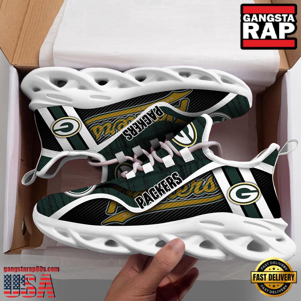 JWFancy Green Bay Packers Max Soul Shoes Sneakers For Men And Women